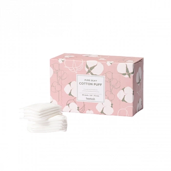 Спонжи косметические шелковые Pure Silky Cotton Puff