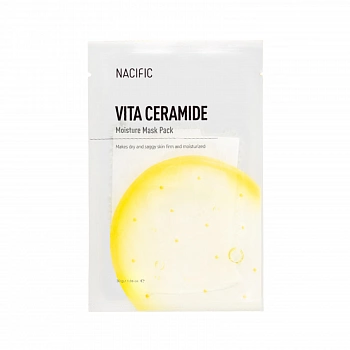 Увлажняющая маска для лица с керамидами и витамином С Vita Ceramide Moisture Mask Pack