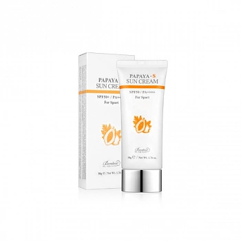 Солнцезащитный крем с экстрактом папайи с SPF50+/PA++++ Papaya-S Sun Cream SPF50+/PA++++