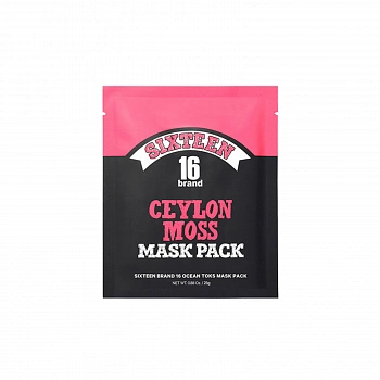 Тканевая маска с экстрактом цейлонского мха 16 Mask Pack 5ea 08