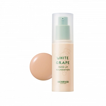 Освежающая тональная основа с экстрактом винограда 02 White Grape Fresh Up Foundation 02