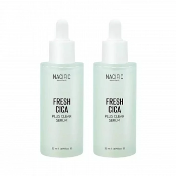 Успокаивающая сыворотка с центеллой 2шт Fresh Cica Plus Clear Serum 2ea