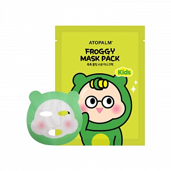 Детская тканевая маска в виде лягушки KIDS Froggy Mask Pack
