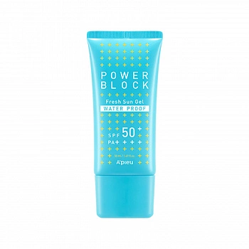 Водостойкий солнцезащитный гель Power Block Water Proof Fresh Sun Gel SPF50+ PA++++