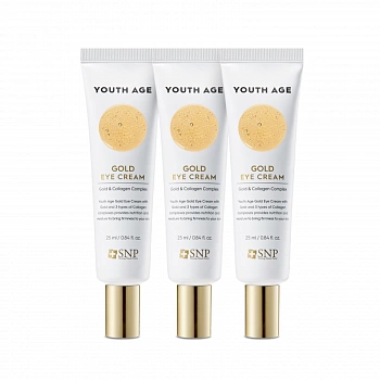Крем для кожи вокруг глаз с золотом против морщин Youth Age Gold Eye Cream
