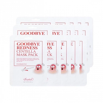 Тканевая маска с центеллой азиатской 15 шт. Goodbye Redness Centella Mask Pack 15 pcs