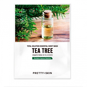 Тканевая маска с маслом чайного дерева Total Solution Essential Sheet Mask Tea Tree