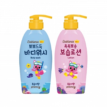 Увлажняющий лосьон для тела + гель для душа PinkFong Baby Body Wash & Lotion