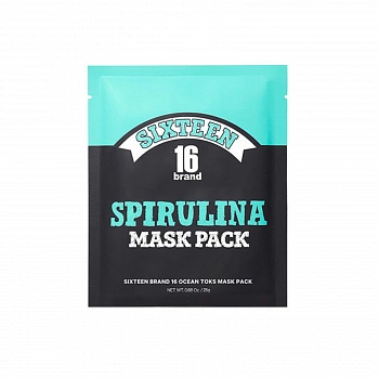 Тканевая маска с экстрактом спирулины 16 Mask Pack 5ea 07