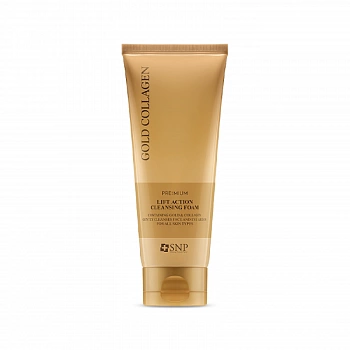 Пенка для умывания с золотом и коллагеном Premium Gold Collagen Lift Action Cleansing Foam