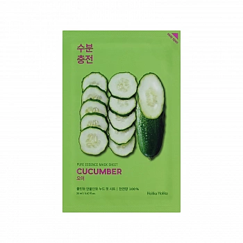 Тканевая маска с экстрактом огурца Pure Essence Mask Sheet Cucumber