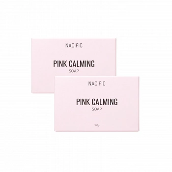 Успокаивающее мыло для лица 2шт Fresh Pink Calming Soap 2ea