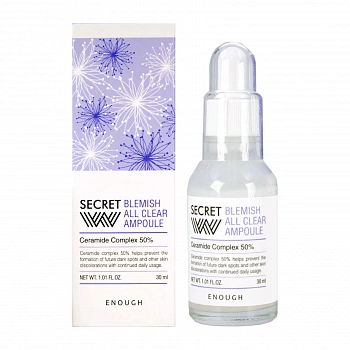 Ампульная сыворотка  для лица с керамидами Secret W Blemish All Clear Ampoule