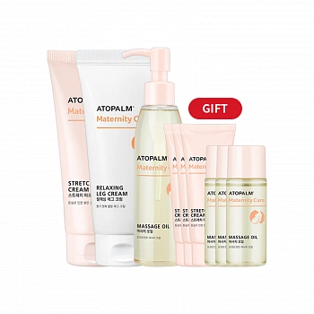 Крем от растяжек + Массажное масло для беременных + Охлаждающий и успокаивающий крем для ног Maternity Care Massage Oil & Relaxing Leg Cream & Stretch Mark Cream