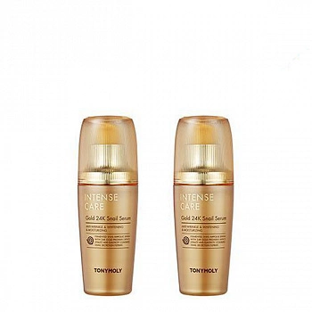 Сыворотка с золотом и муцином улитки Intense Care Gold 24K Snail Serum