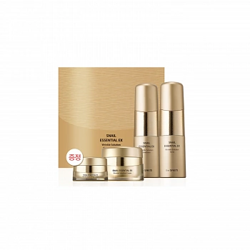 Набор уходовый антивозрастной с улиточным экстрактом 03 Snail Essential EX Wrinkle Solution Skin Care 3 Set