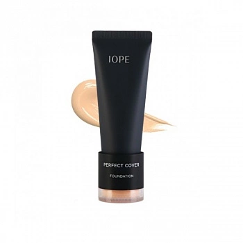 Тональная основа с идеальным покрытием с SPF25 PA++, No.21 Светлый бежевый Perfect Cover Foundation SPF25 PA++, No.21 Light Beige