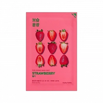 Освежающая тканевая маска с клубникой Pure Essence Mask Sheet Strawberry