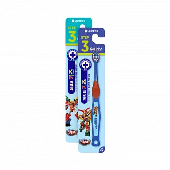 Зубная щетка для детей от 6 лет и старше 01 Perio Kids 3 Step Tooth Brush Hello Carbot (Age 6 and more)