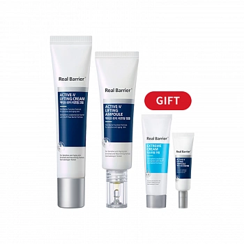 Сыворотка с лифтинг-эффектом + Лифтинг-крем для лица Active-V Lifting Ampoule & Cream