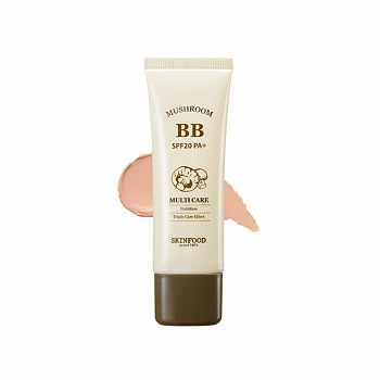 Монофункциональный ББ-крем с экстрактом грибов шиитаке 02 Mushroom Multi Care BB Cream SPF20 PA+ 02