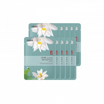 Тканевая маска с экстрактом лотоса 10шт Lotus Moisture Mask 10ea