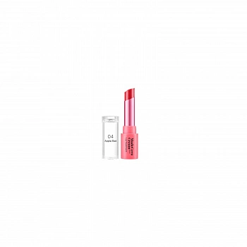 Ухаживающий бальзам для губ оттенок 04 MadeCera Cream Lip Treatment 04 Apple Red