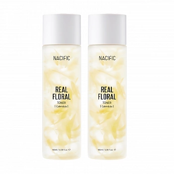Тонер для чувствительной кожи с лепестками календулы 2шт Real Floral Toner Calendula 2ea