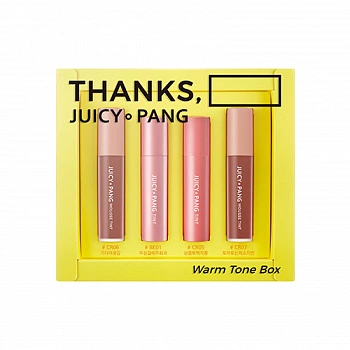 Набор тинтов для губ 01 Thanks, Juicy-Pang Set 01