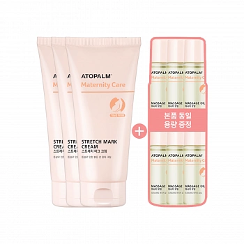 Крем от растяжек 3шт + Массажное масло для беременных (мини) Maternity Care Stretch Mark Cream 3ea + Massage Oil (mini)