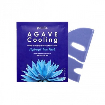 Охлаждающая гидрогелевая маска для лица с экстрактом агавы 5 шт. Agave Cooling Hydrogel Mask Pack 5 pcs
