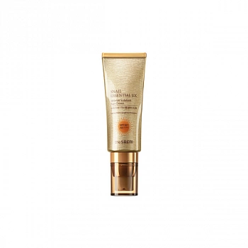 Улиточный солнцезащитный крем Snail Essential EX Wrinkle Solution Sun Cream