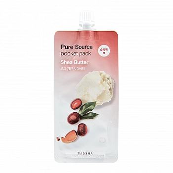Ночная маска с экстрактом масла Ши Pure Source Pocket Pack - Shea Butter