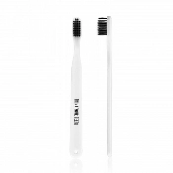 Мягкая зубная щетка Белый Think Your Teeth Toothbrush White