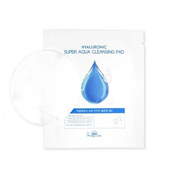 Очищающие диски с гиалуроновой кислотой Hyaluronic Super Aqua Cleansing Pad