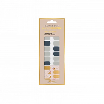 Гелевые наклейки для маникюра 01 Dashing Diva Magic Gel Strip 01