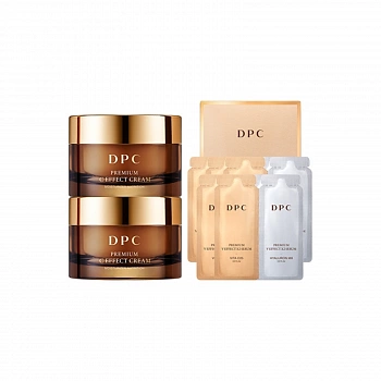 Премиум лифтинг-крем для лица 2шт + Витаминная сыворотка Premium C Effect Cream 2ea + Vitamin Serum Pouch