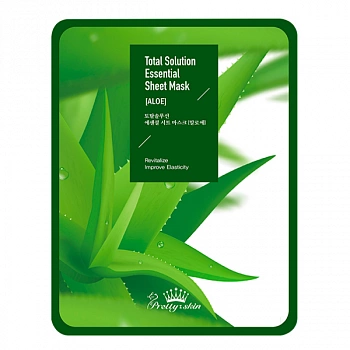 Тканевая маска с алоэ Total Solution Essential Sheet Mask Aloe