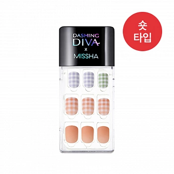 Накладные ногти 08 Dashing Diva Magic Press Slim Fit 08