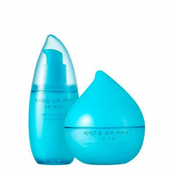 Увлажняющий крем для лица + Увлажняющая эссенция для лица Teardrop Super Aqua Moisture Cream + Teardrop Super Aqua Moisture Essence