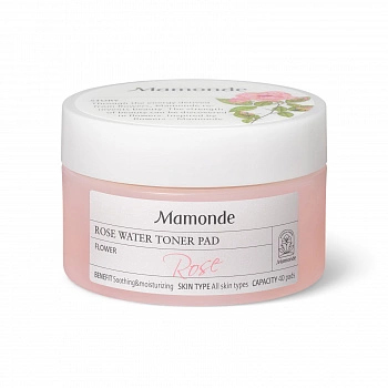 Тонер-диски с содержанием розовой воды Rose Water Toner Pad