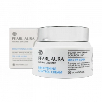 Крем для сияния кожи лица с экстрактом жемчуга Bonibelle Pearl Aura Brightening Control Cream