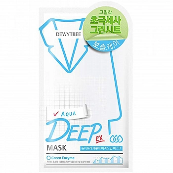 Тканевая маска для сухой кожи 10шт Aqua Ex Deep Mask 10ea