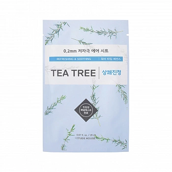 Противовоспалительная тканевая маска для лица с экстрактом чайного дерева 0.2 Therapy Air Mask Tea Tree