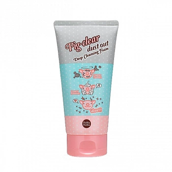 Глубоко очищающая пенка с коллагеном для лица Pig Clear Dust Out Deep Cleansing Foam