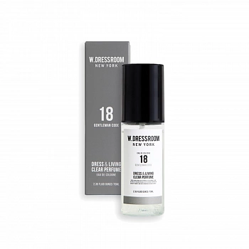 Парфюмированная вода No.18 - 70мл Dress Perfume No.18 Gentleman Code 70ml