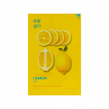 Тонизирующая тканевая маска с лимоном 20 шт Pure Essence Mask Sheet Lemon