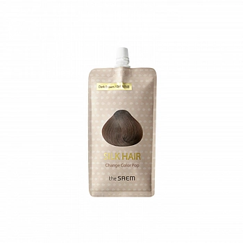 Оттеночная краска для волос 02 SILK HAIR Change Color Pop [Dark Brown]