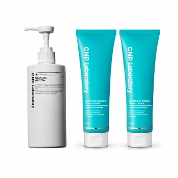 Глубоко очищающая пенка для умывания + Нежная пенка для умывания 2шт Cleansing Perfecta & Perfect Barrier Cera Cleanser*2