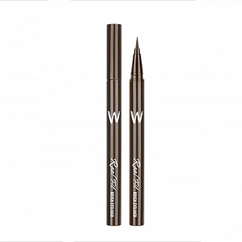 Подводка для глаз 01 Коричневый Real Fit Brush Eyeliner 02 Brown